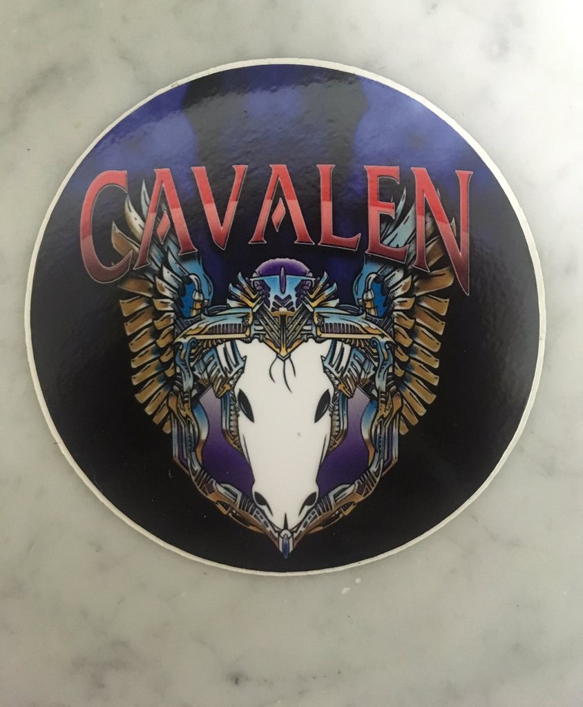 Do YOU have a <a href="/cavalenmusic/">Cavalen</a> sticker? If so, snap a pic of where you stick it! #cavalenpics