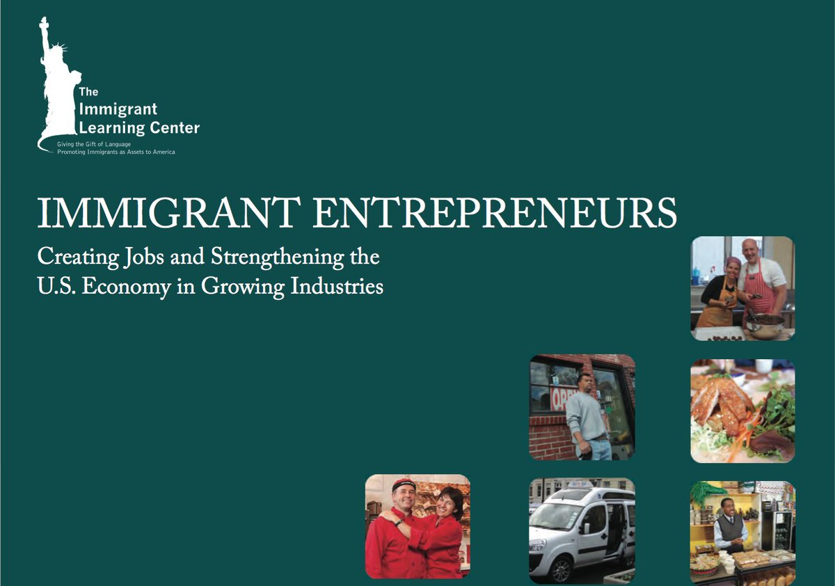 Did you know #immigrants make up 63% of #entrepreneurs in Taxi & Limousine Service? Report: bit.ly/2wNsClT
