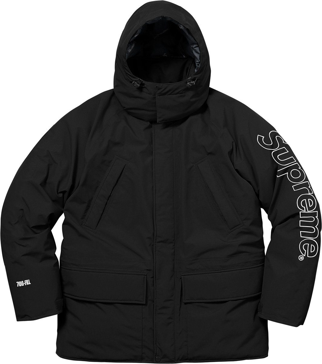 supreme taped seam jacket fw17
