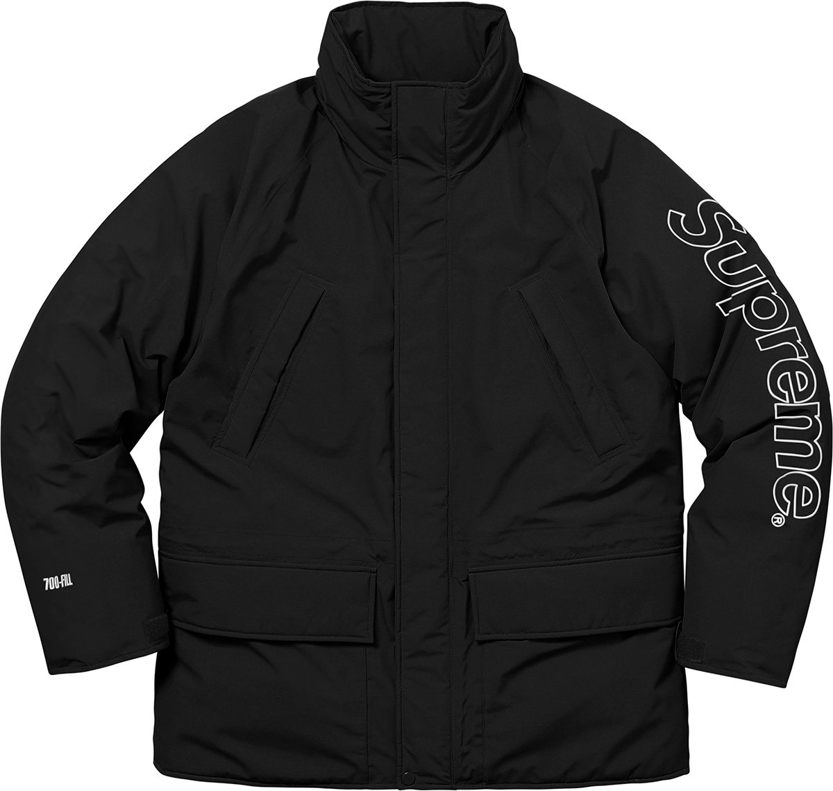 supreme taped seam jacket fw17