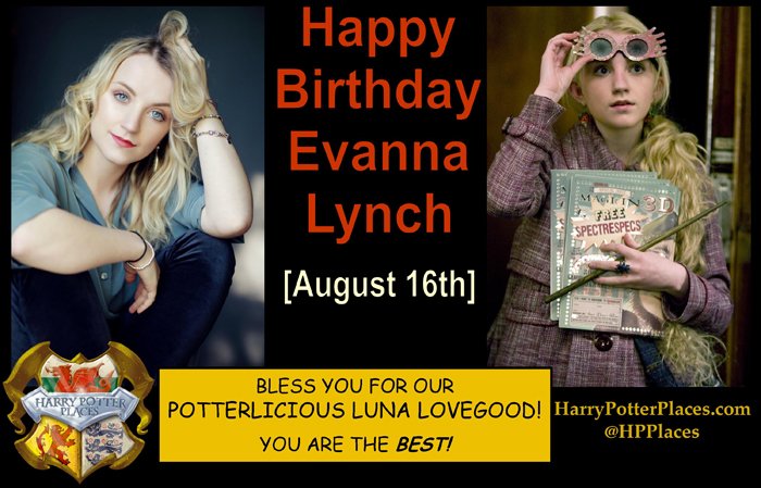 Happy Birthday to Evanna Lynch 