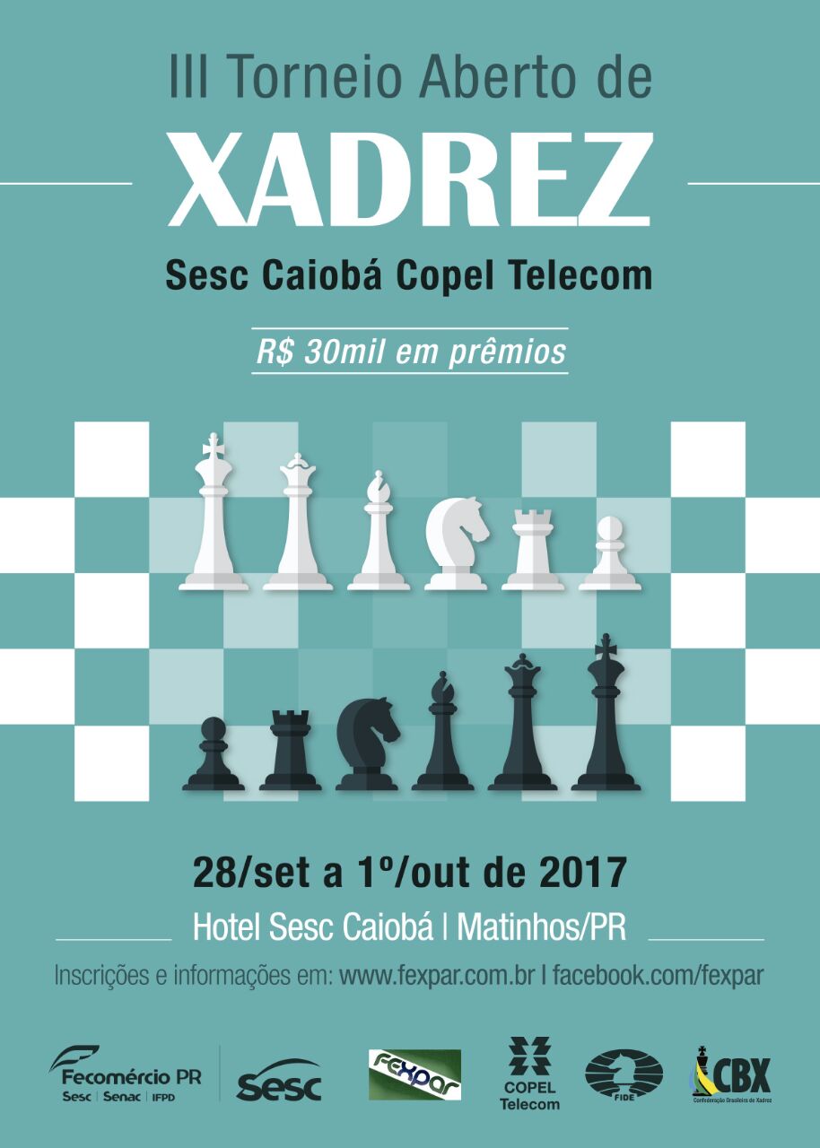 Começa hoje o Campeonato de Xadrez pela Ucrânia, realizado por IEP, FEXPAR  e Centro de Excelência de Xadrez - IEP