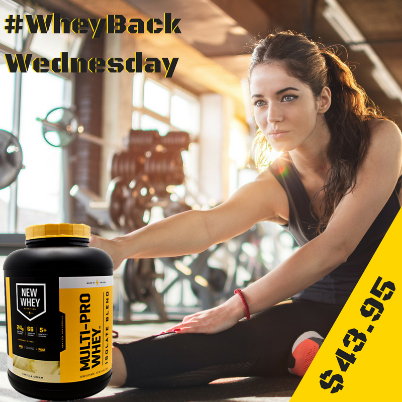 FitnessFirstUSA's tweet photo. #WHEYBACKWEDNESDAY Sale! New Whey Protein's Multi-Pro Whey Isolate Blend is now only #43.95! #FitnessFirstUSA https://t.co/OC6t1ze9A8 https://t.co/TASk7nSkXL