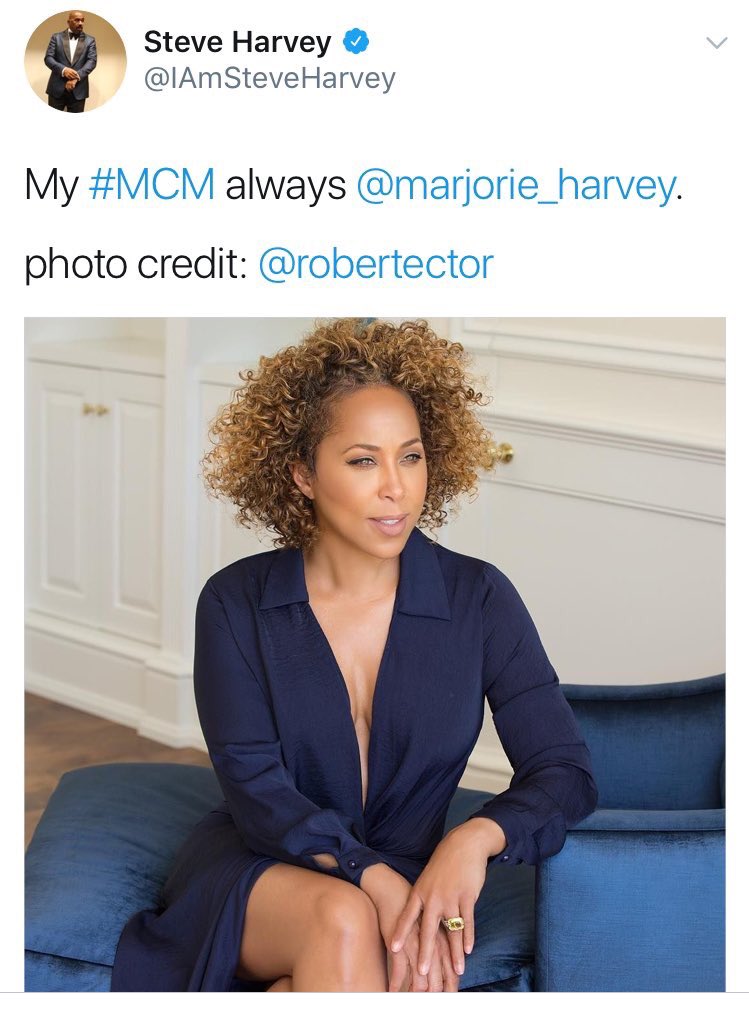 fidgetspunner's tweet image. Steve Harvey at it again