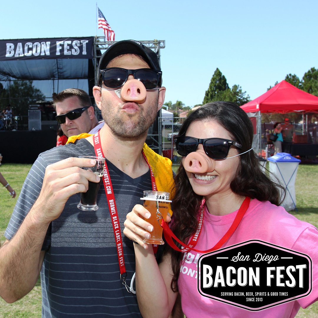 We're gonna get piggy y'all! UNLIMITED samples of food, beer and spirits! Get your tickets NOW: SanDiegoBaconFest.com
