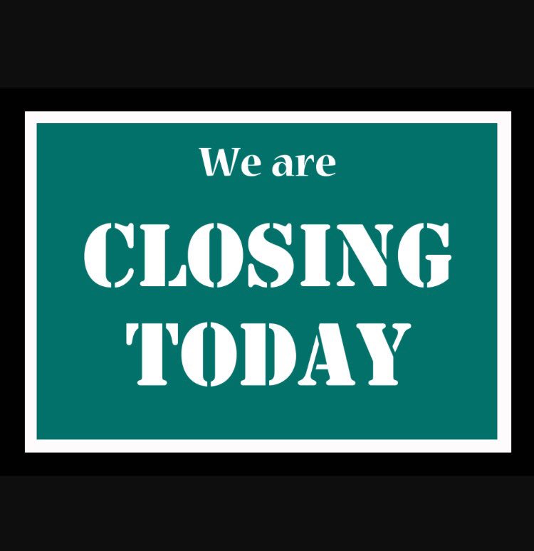 LittleEsGbg's tweet photo. We are closing today at 4! Normal hours tomorrow https://t.co/hplDvn5NhZ