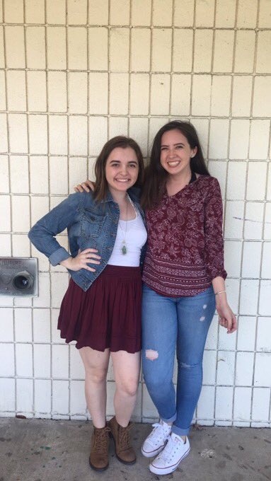 thespiancrushes's tweet photo. First best friends, and now Troupe 3039 new President and Vice President Jenna Harker and Alyssa Stewart!!! https://t.co/EEl0wMpZsm