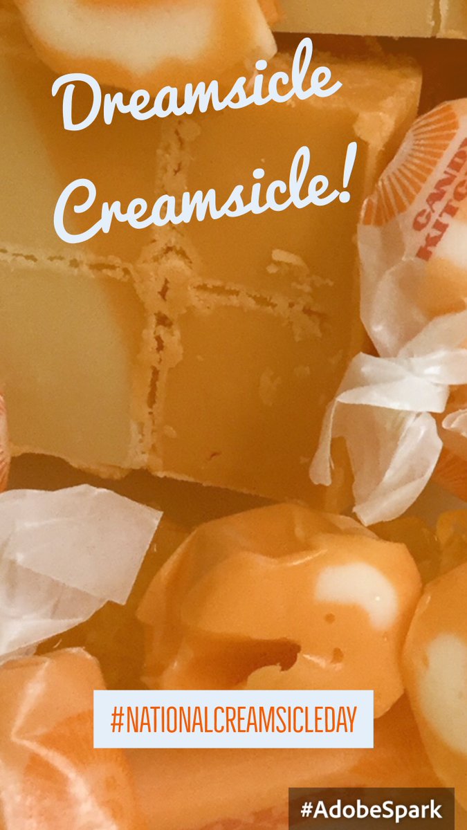 candykitchens's tweet photo. Monday was #nationalcreamsicleday but you can celebrate orange cream all year long at #candykitchen ! #wonderfulworldofcandy #sweets247 https://t.co/TlLPkTTs81