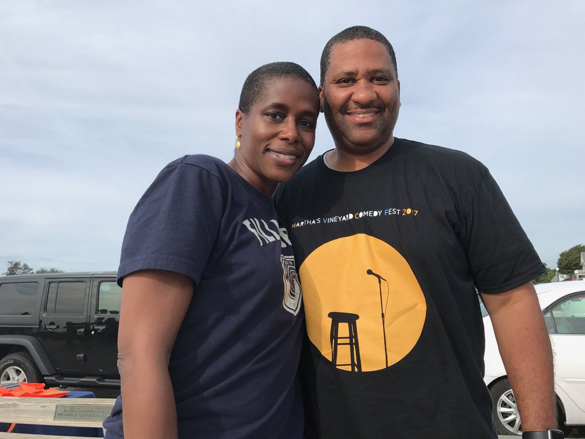 mvc2011's tweet photo. Out and about at Inkwell Beach and I met @NatalieBaszile Author of Queen Sugar. #MVCF2017 https://t.co/zhXH2QaW3J