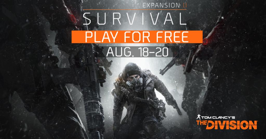 The Division 2 Agents To Activate The Free Survival Weekend We Ll Do A Quick Server Restart At 03 00 Pm Cest 09 00 Am Est 06 00 Am Pst T Co Bk7amgsfuv