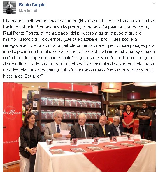 El día en que <a href="/Galo_Chiriboga/">Galo Chiriboga</a> amaneció escritor...
#ProhibidoOlvidar #ChiribogaStyle 
vía <a href="/marocape/">Rocío Carpio</a>