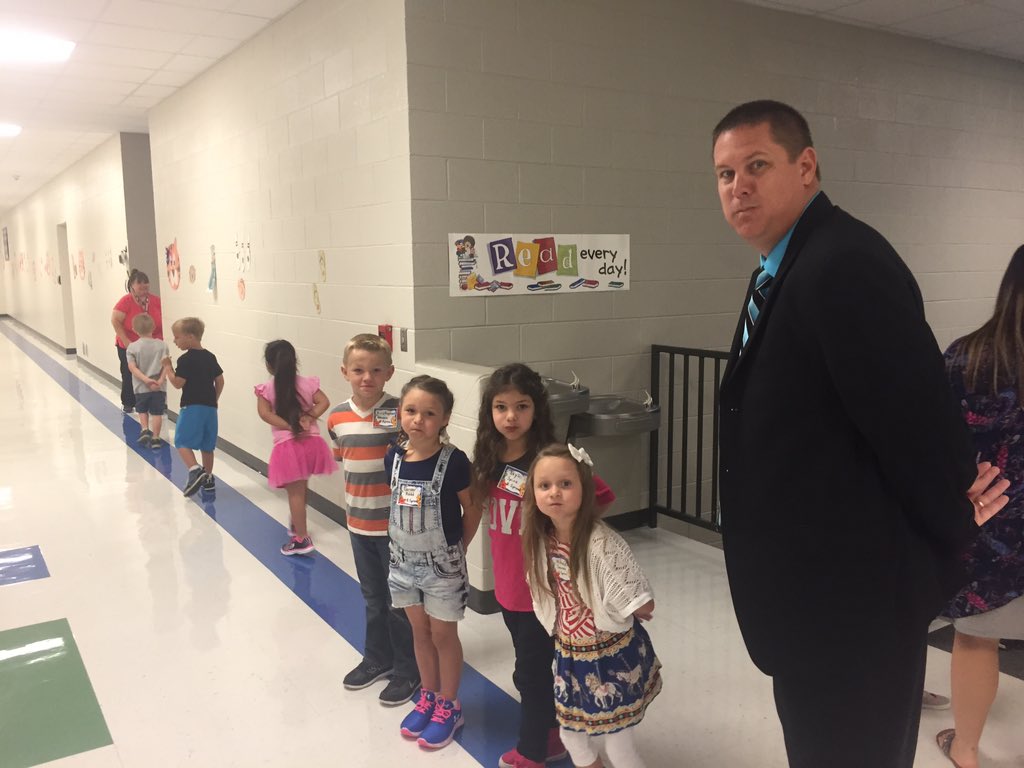 drbrwilson's tweet photo. My heart is overflowing!  What a joy it is to be back in school!  Bubbles and duck tails in pic #3 for those not in an Early Learning Center https://t.co/unDA8vyuTQ