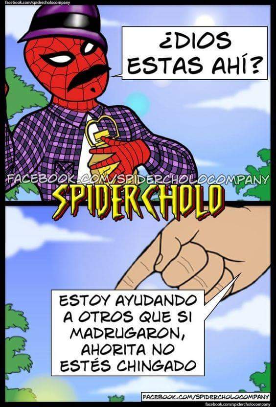 MikeZiLvA's tweet photo. #SiDiositoTuvieraTwitter #SpiderCholo sabe! 😂 https://t.co/nk75YTrE8Y