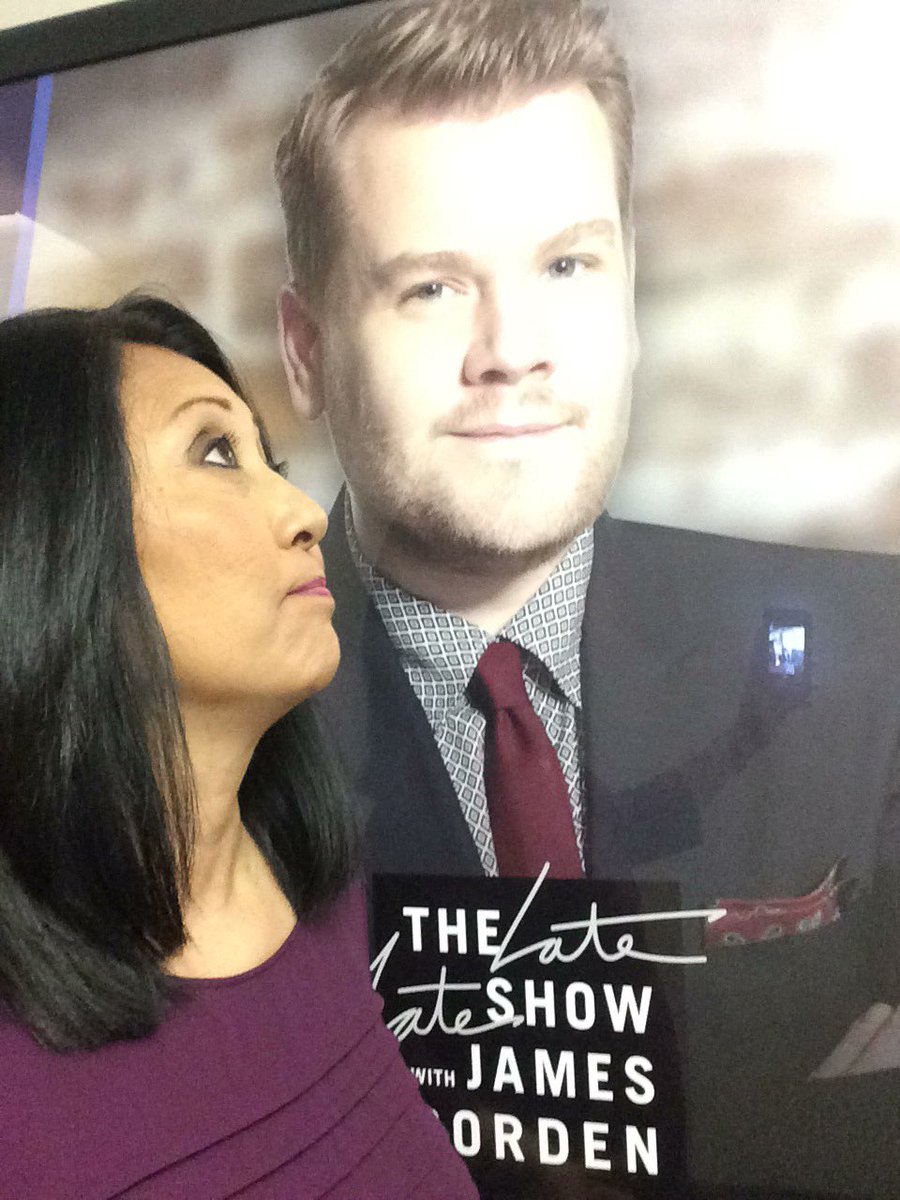 TinaMacuha's tweet photo. I'm going to meet you someday! @JKCorden #listofgoals @GoodDaySac @CBSSacramento https://t.co/YVp94w0m3F