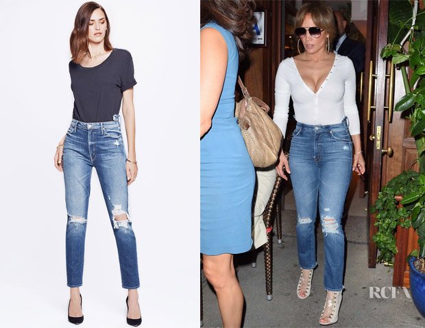 mother the dazzler shift jeans