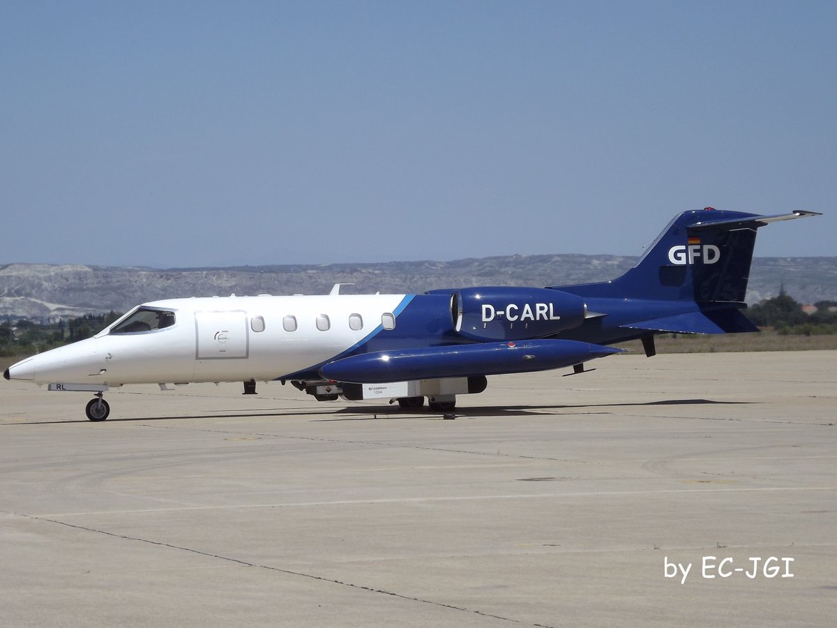 Pinguy2's tweet image. #todayspicture #L35A D-CARL taxied at ZAZ / LEZG during #NTM16 on May 2016 #avgeek #rampspotting