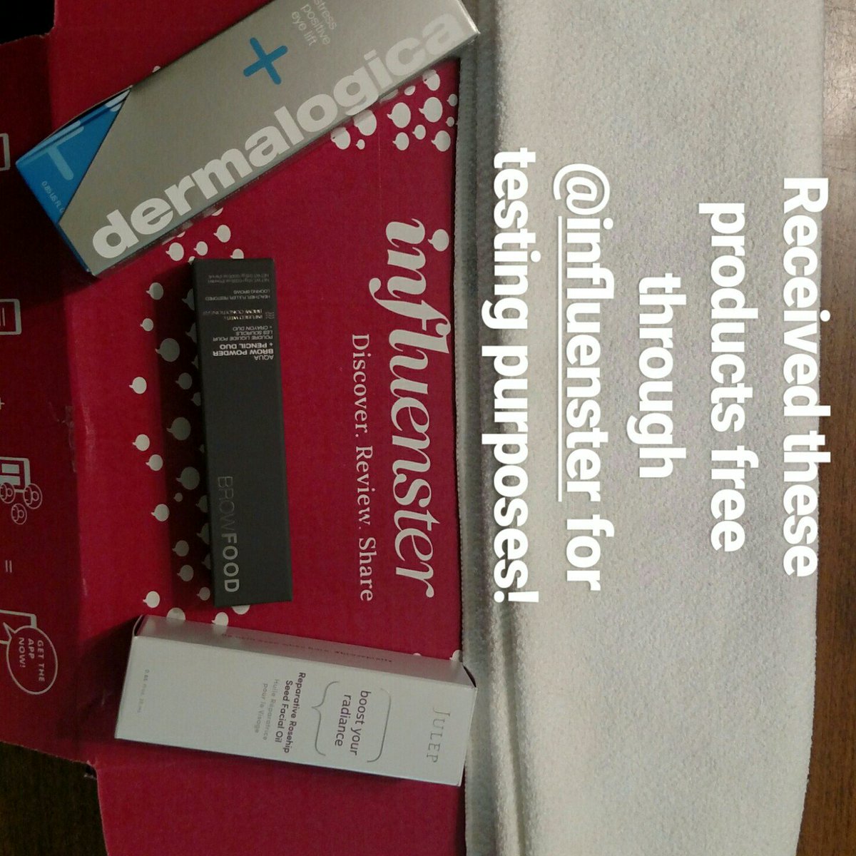 NicSwank's tweet photo. received products free thru @Influenster for testing purposes and this was the best box I've received! #poshvoxbox #contest #complimentary https://t.co/8h1EpA40UI