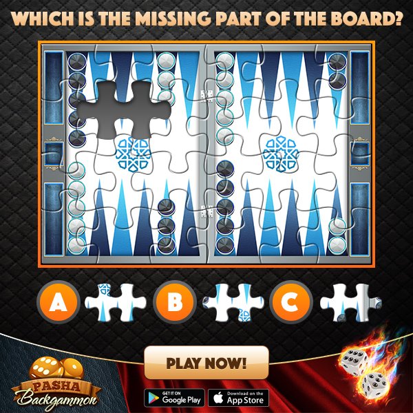 PashaBackgammon's tweet photo. Find the missing part of the puzzle?

🎲Play ▶ https://t.co/lapGE3DLEw
#backgammon #boardgame #puzzle #pashabg #IndieGames #puzzles #gameart https://t.co/MvwZsPPWUz
