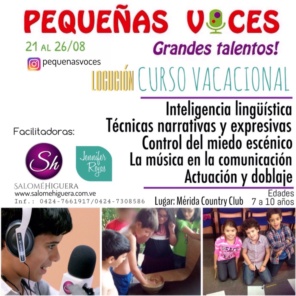 Hoy estuvimos en <a href="/107ulafm/">107.7 ULA FM</a> junto a <a href="/leoperiodista/">Leonardo León</a> hablando sobre🎙👧🏻👦🏽 #PequeñasVoces Plan Vacacional. Inicia este #21Agos ÚLTIMOS CUPOS!!!