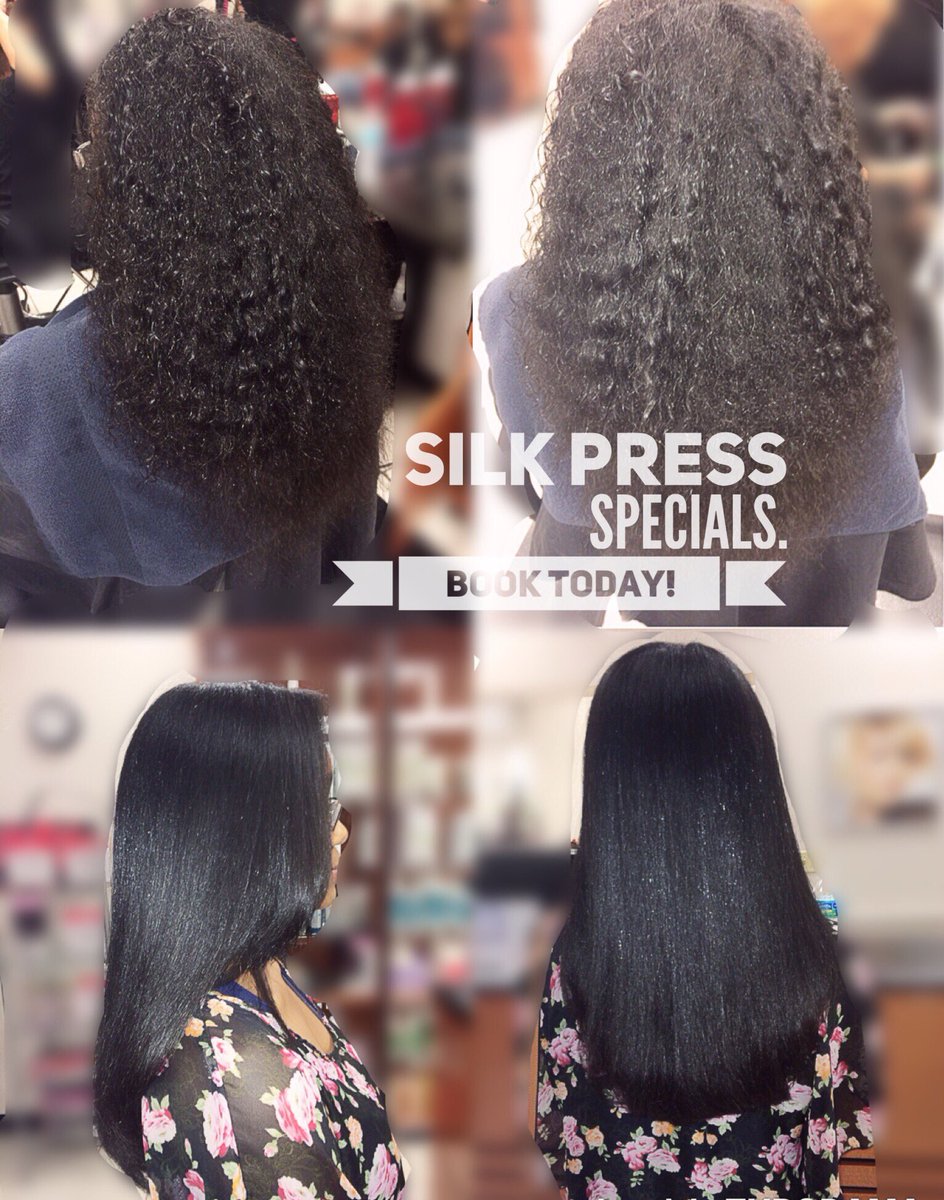 Silk press specials available. Includes deep conditioner and detailed trim if needed✨Tuesdays and Wednesdays only! #orlandohairstylist