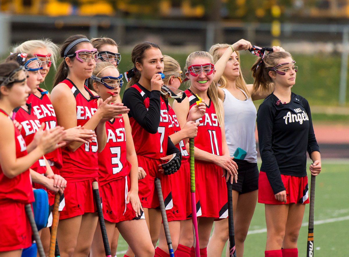 CHSAA's tweet photo. Field hockey preview: @EastangelsFH is hoping to continue its rise -- https://t.co/nBkYf9NLyU by @jryancasey #copreps https://t.co/l6oltUAOm4