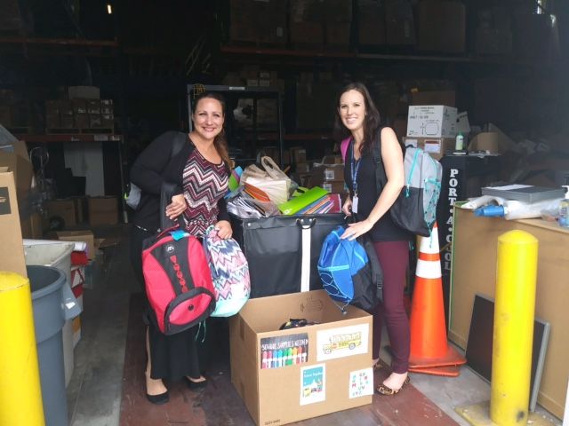 Hillsedufnd's tweet photo. Thank you @LaserSpine for hosting a supply drive for our kids in need. You are helping change kids' lives! https://t.co/C9PlPsAXV2