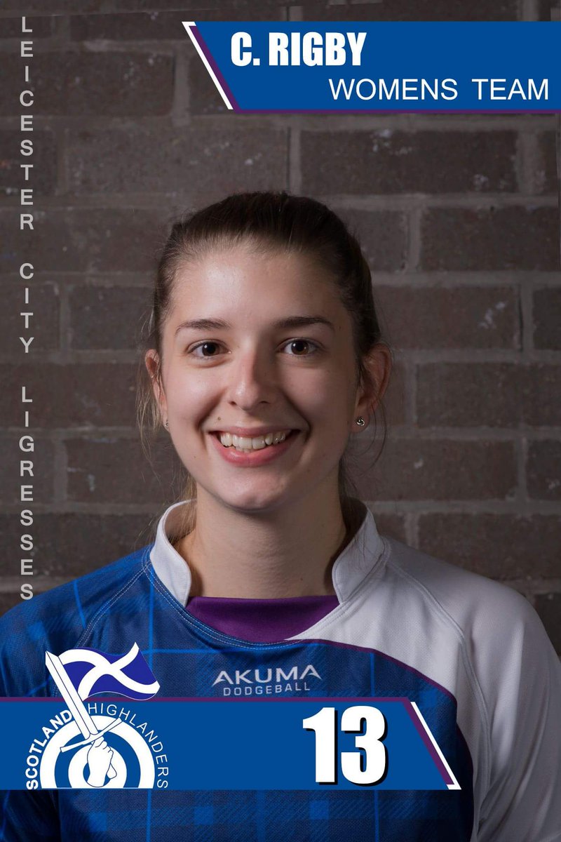 Scotland_DB's tweet photo. No. 13 - Clarissa Rigby - Womens 
@femaledodgeball #Euros2017 #EuroDodge2017 #dodgeball #glasgow #Scotland #scotlanddodgeball #monthescots https://t.co/ZHH815S1rw