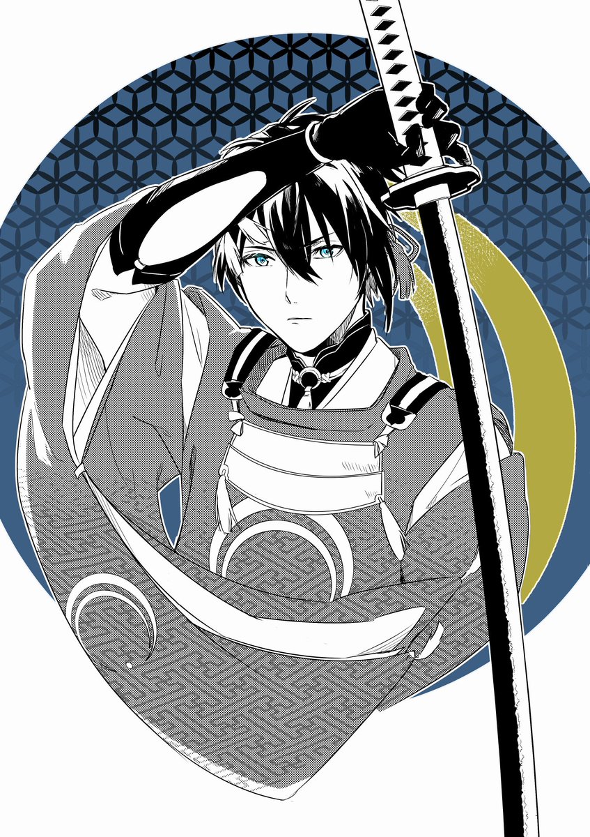 刀剣乱舞 活撃7話のじじいがあまりにもかっこ良かったので 三日月宗近 焚丸 ﾔｸﾏﾙ 社畜のイラスト