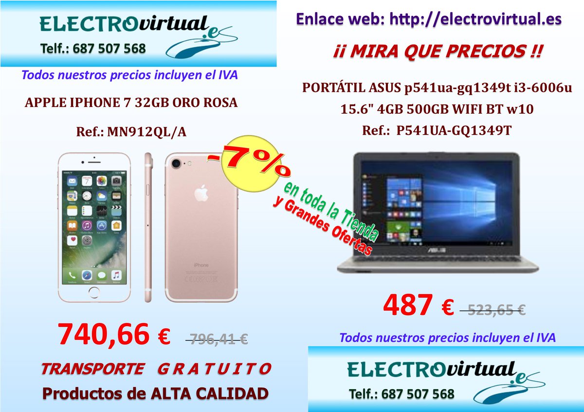 Electro_virtual's tweet photo. En https://t.co/6kd7MRZ0BI
La mejor tecnología a precios económicos. ¡¡VISITANOS!!
#tiendaonline #barato #Pymesunidad #económico https://t.co/ZaNAsHkSs2