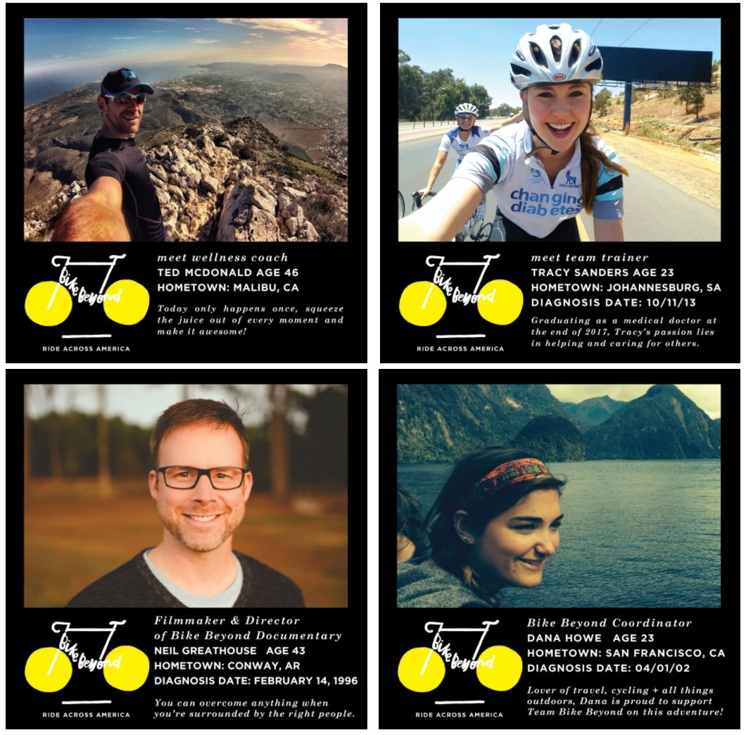 BeyondType1's tweet photo. Mad love for these mentors who helped @TeamBikeBeyond reach the finish line in #SF last week. #ItTakesAVillage https://t.co/DZLFIppbP8
