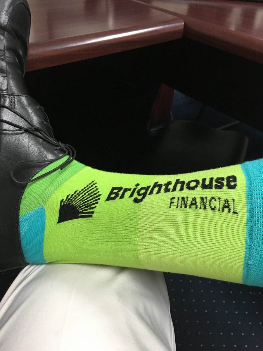 LercaraFriddi's tweet photo. My man @lexlindle rocking the BHF socks today! Appreciate the trust & opportunity to grow with you! #respect #HelloBHF @BrighthouseFin https://t.co/atBEkyYGZx