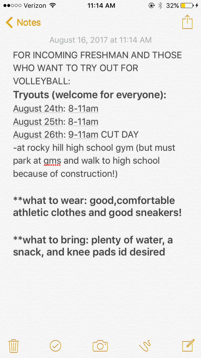 msanto_77's tweet photo. PSA:⚠️⚠️anyone wanting to tryout for the RHHS 2017 volleyball season read below⚠️⚠️ https://t.co/0RXldGXu4g