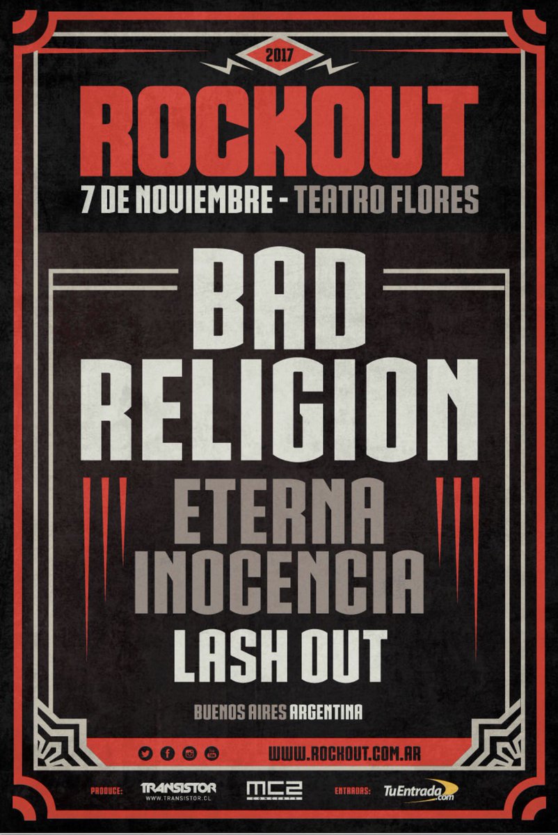 RockoutAr's tweet photo. Vuelve!!!! Entradas por sistema Tuentrada https://t.co/wTdiSNOkep