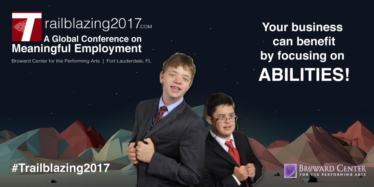 Don’t focus on limitations, focus on the “Abilities”. Join a B2B Event (TICKETS: buff.ly/2waOQBd) #Trailblazing2017 #NeuroDiversity