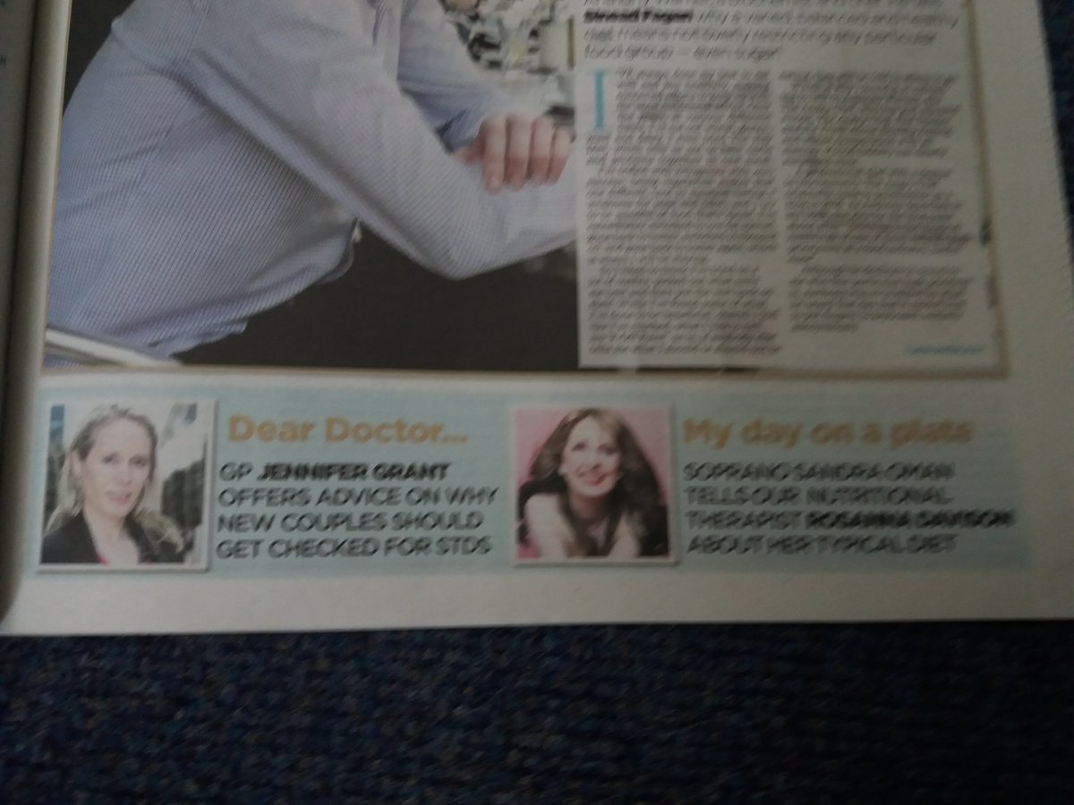 Article in todays #herald that @rosanna_davison wrote about my eating habits in advance of #operaintheopen perf tomorrow of #donizetti #rita