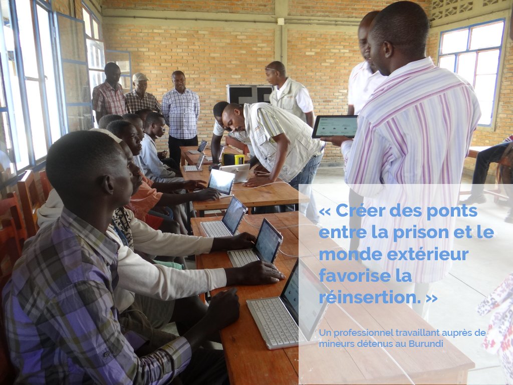 BSF_Inter's tweet image. Nous avons déployé 2 #KoomBook ds des #prisons pr mineurs au #Burundi afin de favoriser la #réinsertion des détenus 👉bit.ly/2v1zvxM