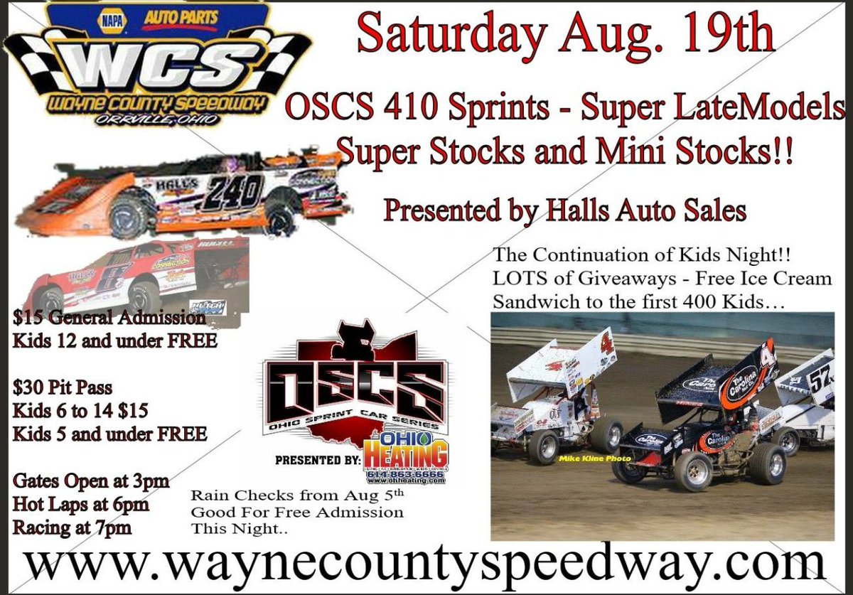 Wayne County Speedway tweet media