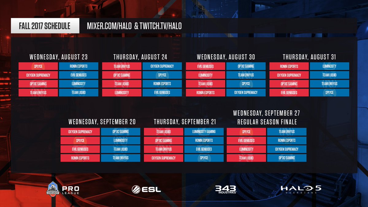 HCSNation's tweet image. Which League matches are you guys most excited for? #HCS #HALO #ESLHalo