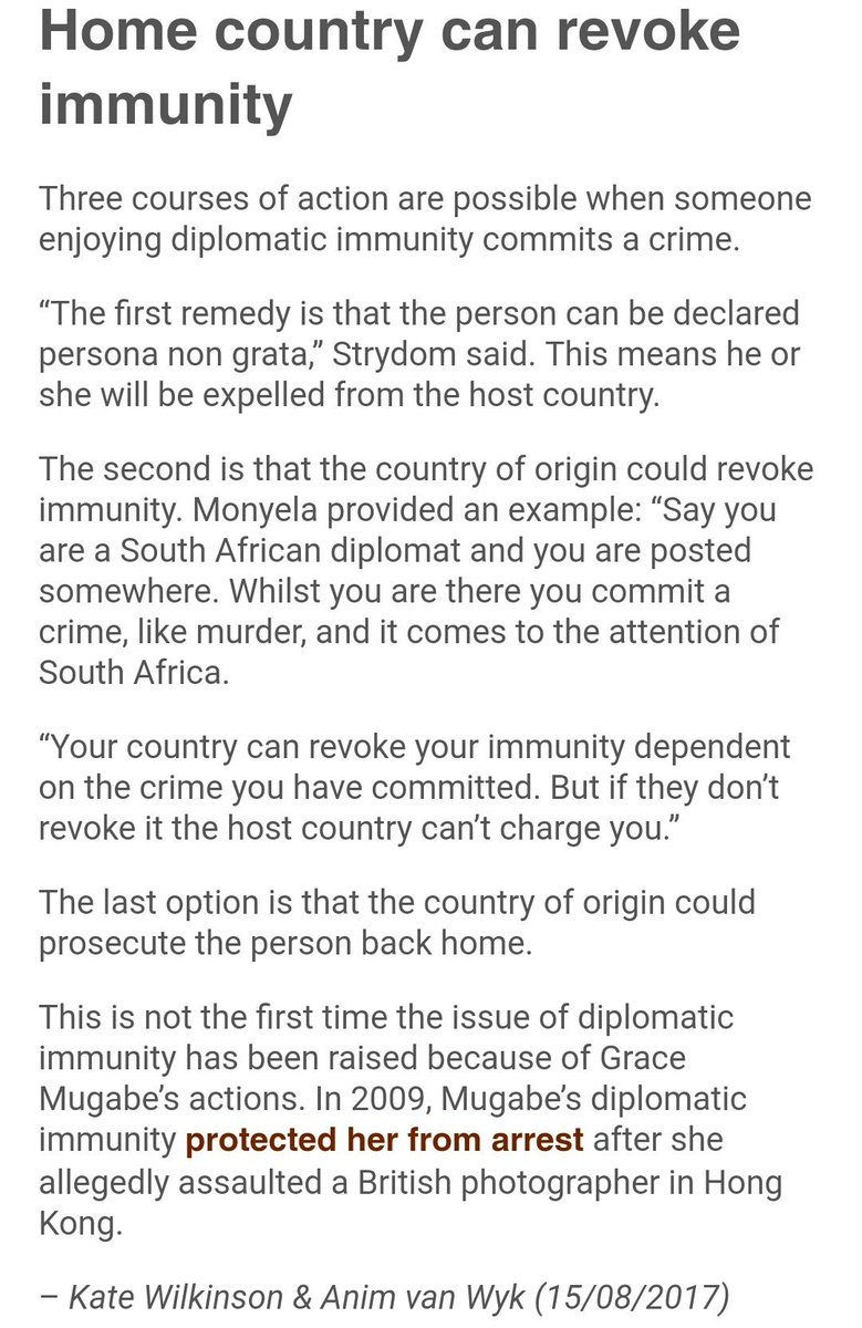 TweeterAnalystM's tweet photo. @ewnreporter Not exactly sure how that's possible.. Unless assaulting people is official business. Is SA at war with Zim?π€π€ #GIgrace
Source: @AfricaCheck https://t.co/qKgiJZ67cb