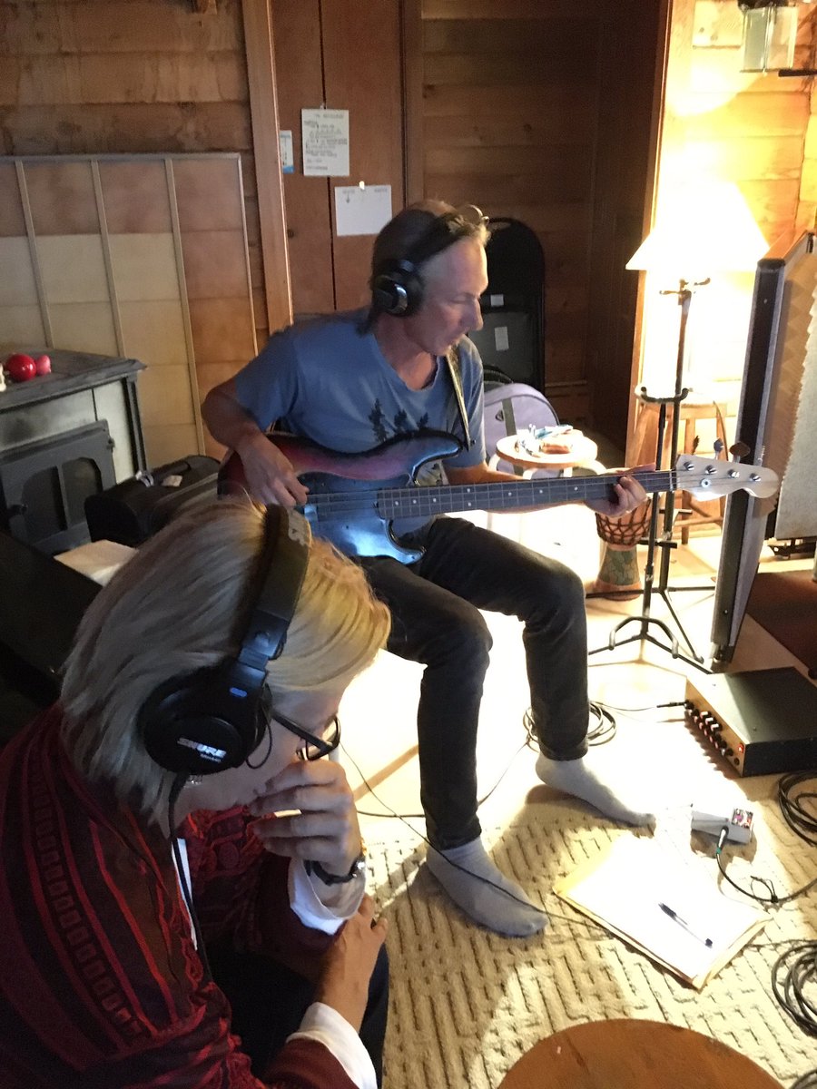 NakaProductions's tweet photo. Tracy and Pat working on a few bass lines. https://t.co/QwMqEosv60