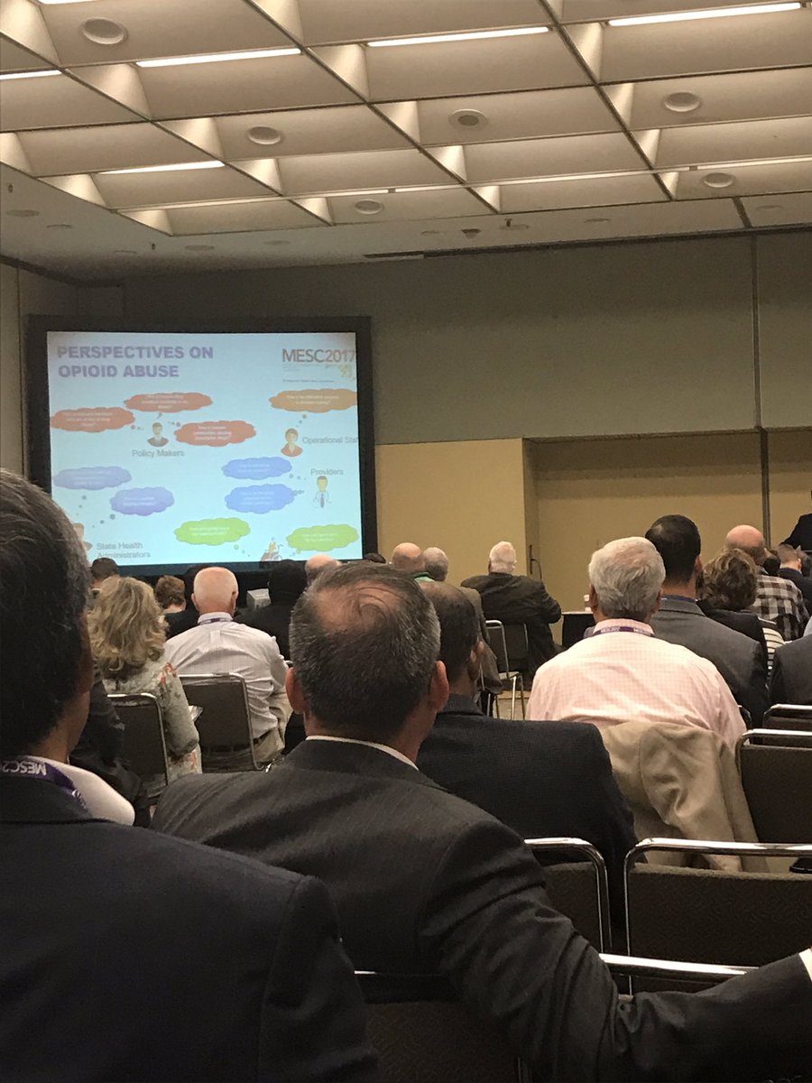 JenniferBahrami's tweet image. Fascinating session on tackling the opioid epidemic in Medicaid w/#predictiveanlytics.&quot;Data always tell story&quot; Dev Vijay @CNSICorp #MESC2017