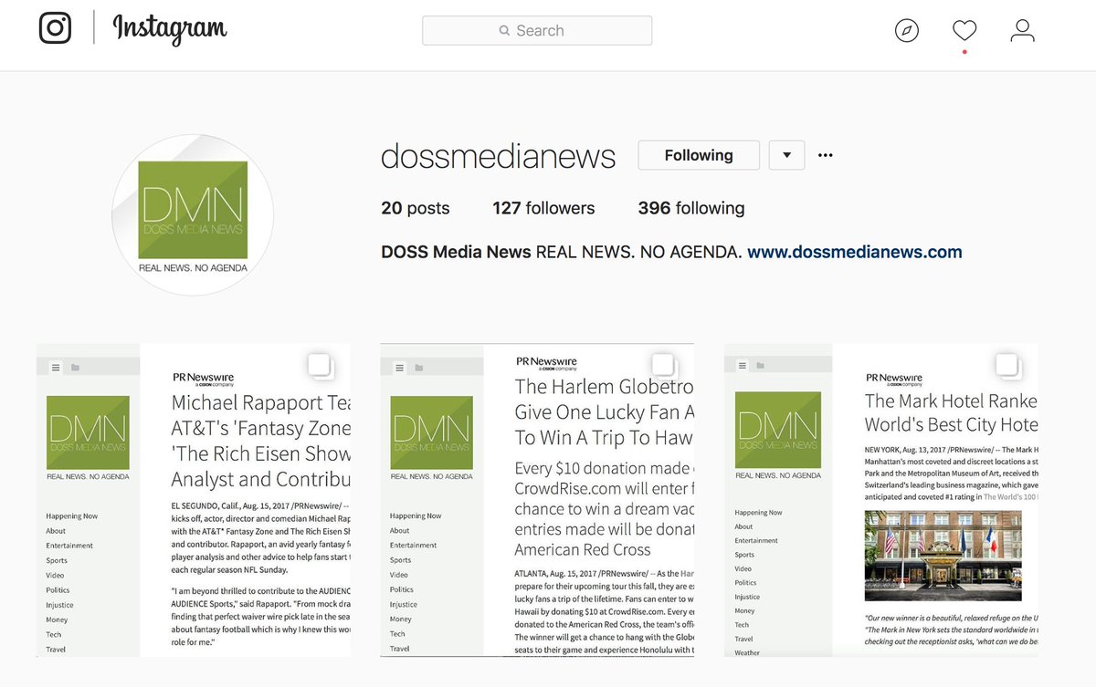 DOSSMediaNews's tweet photo. Follow us on #Instagram @ https://t.co/j1d604iJTQ
#DOSSMediaNews #Entertainment #Sports #Video #Politics #Injustice #Money 
#Tech #Travel https://t.co/k7IPGTkh0a