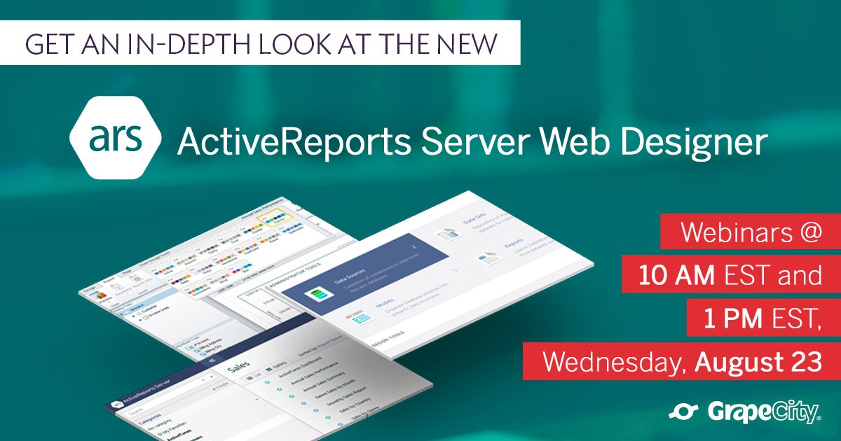 ActiveReports tweet media