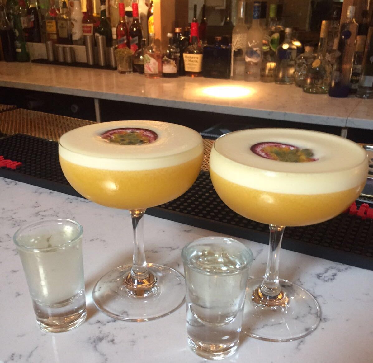 ** LAST CHANCE ** 
RT &amp; Follow us to #WIN a round of drinks from our new #cocktail menu with 4 friends this Friday 🍸💃🏼 #GeorgesWorsley