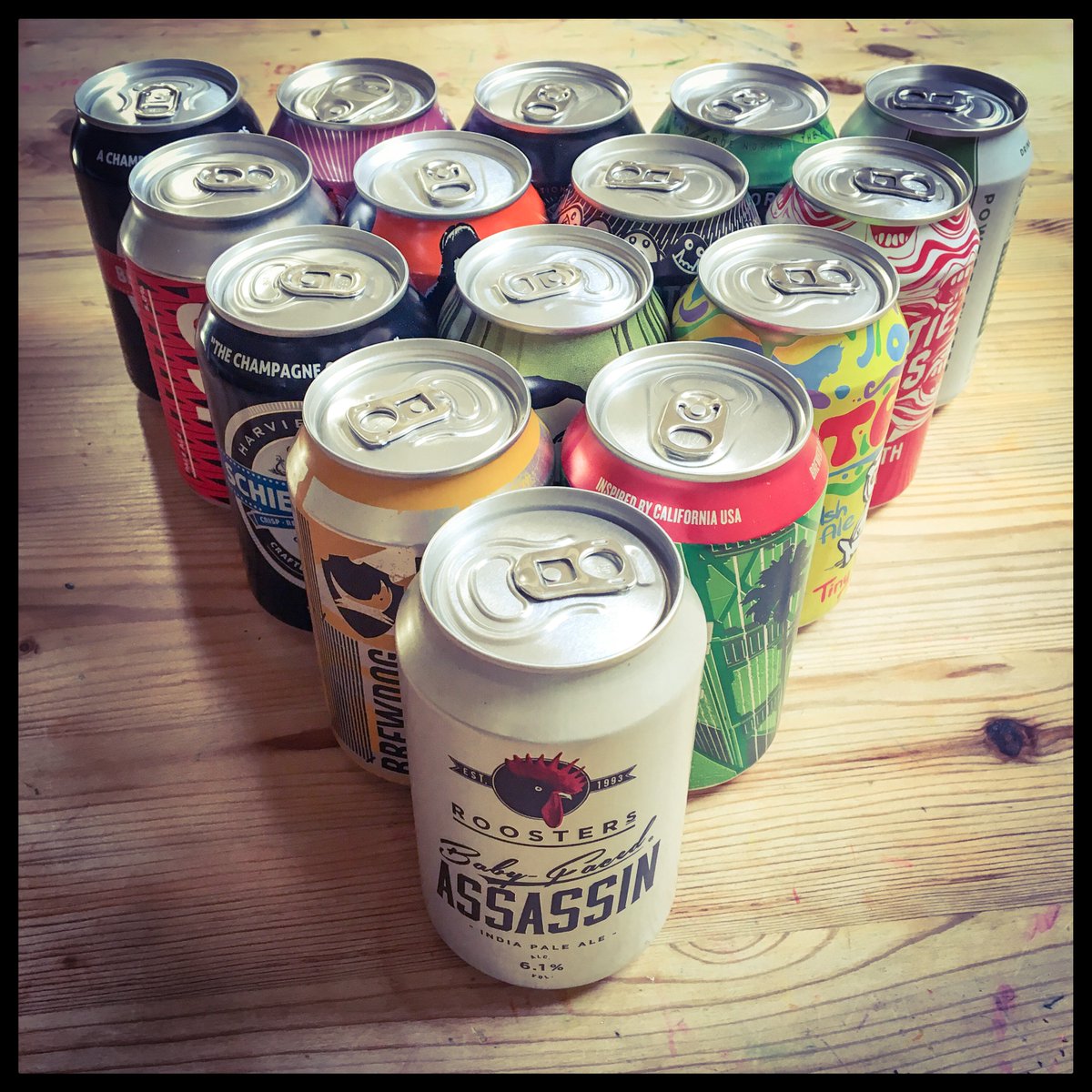 MtDesolation's tweet photo. Wen u mixing an album and yo band mate sends u a butt tonne of beer 2 help u stay focused coz he cray cray. #socray https://t.co/KPcRWDi4dj