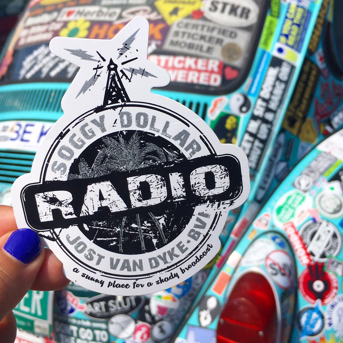 websticker's tweet image. Another sticker is going on the #StickerMobile today! Love City Radio