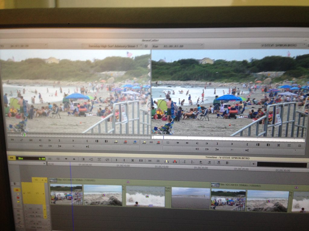 HughesNewsTV's tweet photo. Tweaking the video. I love @MediaComposer #editors #newscutter #avid https://t.co/gAUyUQSXi7