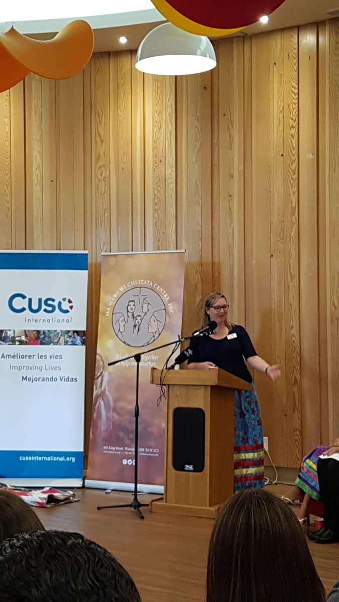 "Truth and Reconciliation is a journey that calls on every one of us to respond." 
-@megvantate, Director of Community Grants, @winnipegfdn