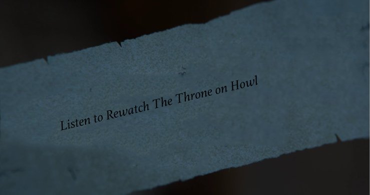 So that's what Littlefinger's note from Sunday's Game of Thrones said. New Rewatch The Throne out now! ow.ly/icag30epEAg
