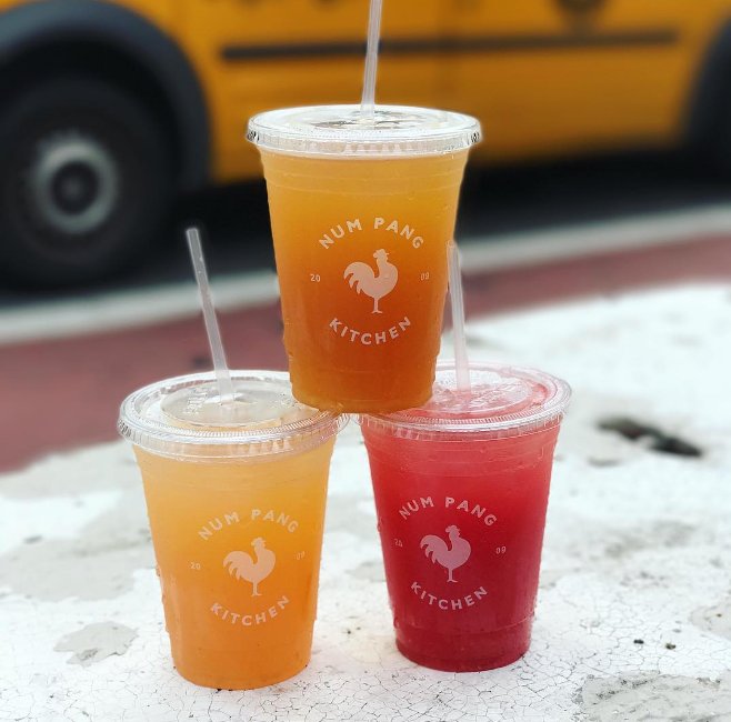 NumPangKitchen's tweet photo. It's a scorcher out there 😓 cool off with one of our new house-made drinks 🍹🍹🍹 https://t.co/QkK777fvhZ